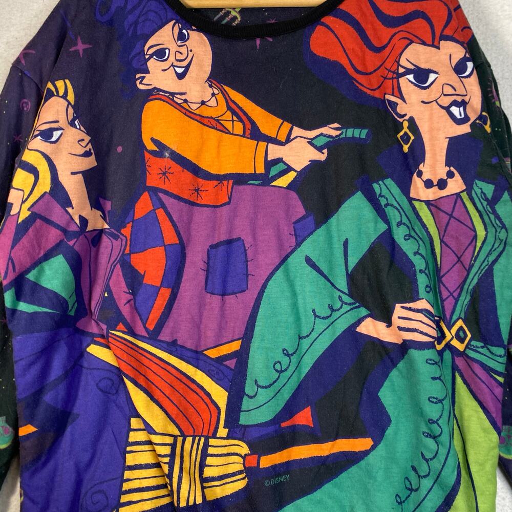 Disney Hocus Pocus Binx Reversible Sweatshirt L/XL Whimsigoth Novelty Kidcore - Picture 7 of 9